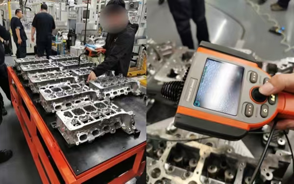 使用韋林工業內窺鏡檢查汽車零部件質量 使用韋林工業內窺鏡檢查汽車零部件質量